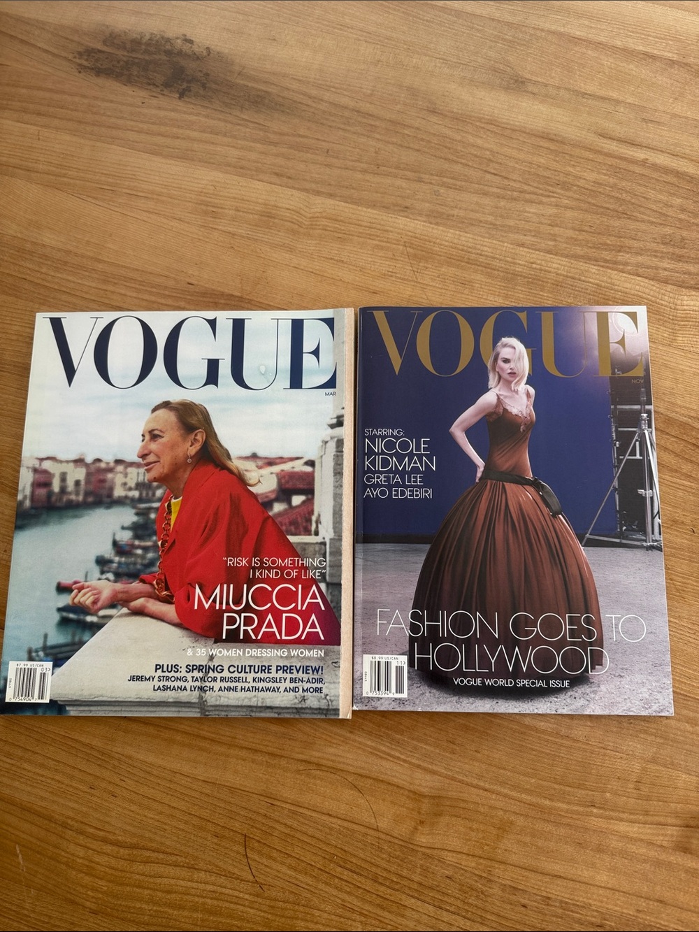 Vogue Magazine — Miuccia Prada, Nicole Kidman